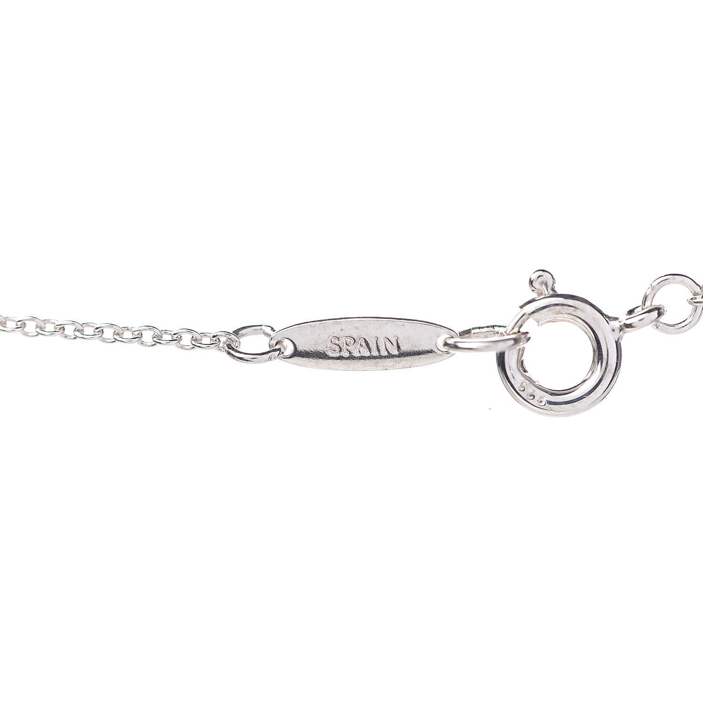 Sterling Silver Elsa Peretti Letter "T" Pendant Necklace