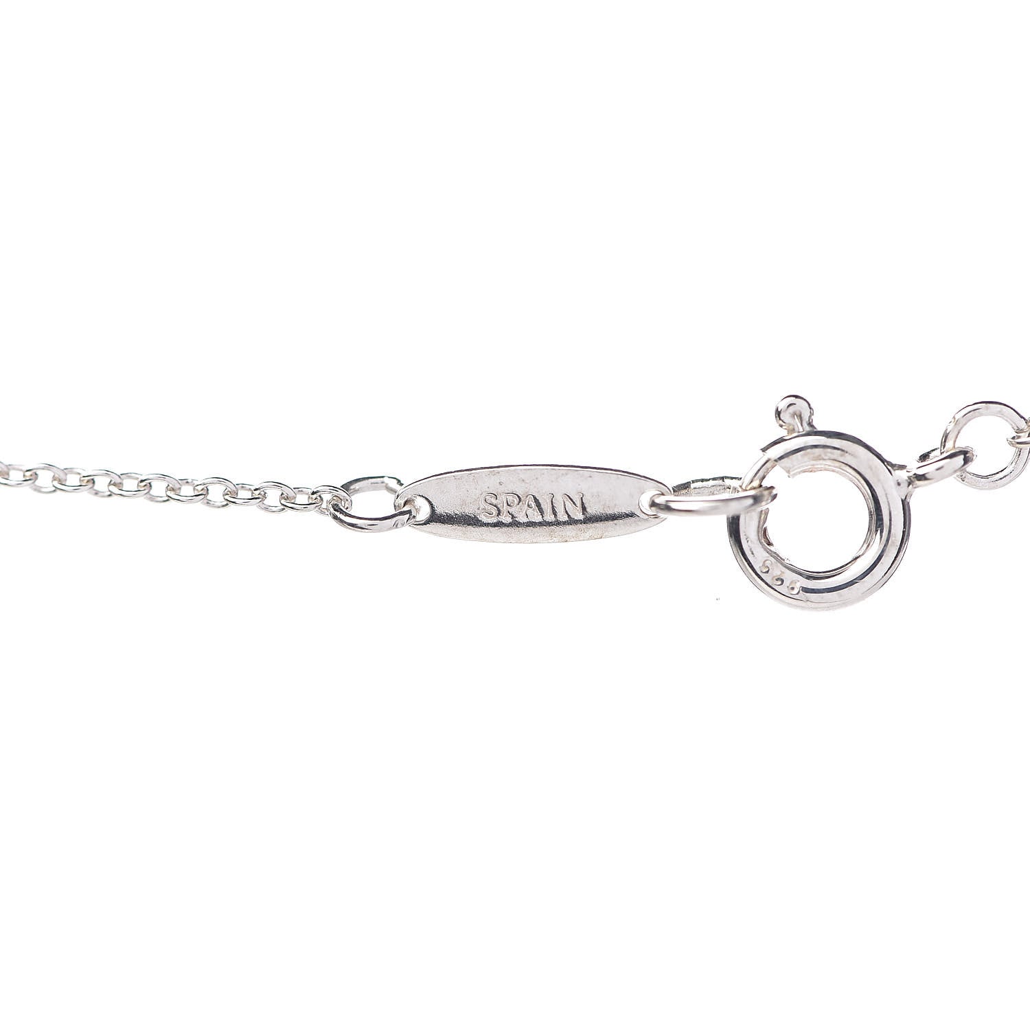 Tiffany Sterling Silver Elsa Peretti Letter "T" Pendant Necklace 6 of 9