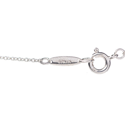 Tiffany Sterling Silver Elsa Peretti Letter "T" Pendant Necklace 6 of 9