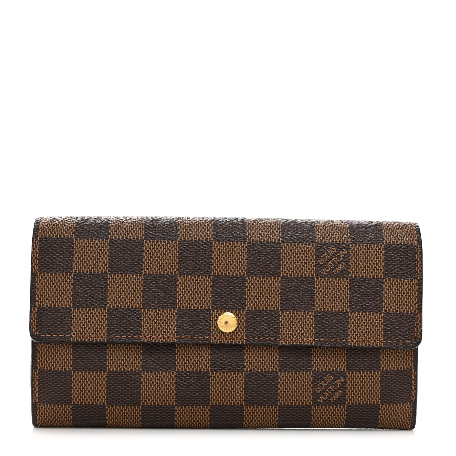 Louis Vuitton Damier Ebene Sarah Wallet 1 of 9
