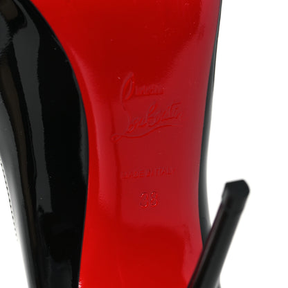 Christian Louboutin Patent So Kate 120 Pumps 38 Black 7 of 8