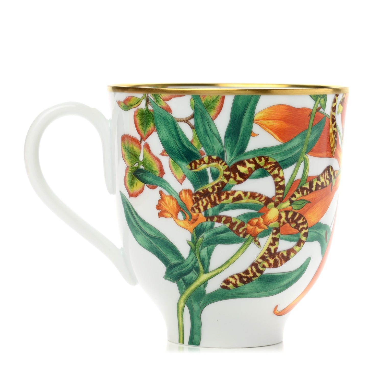 Limoges Porcelain Passifolia Mug