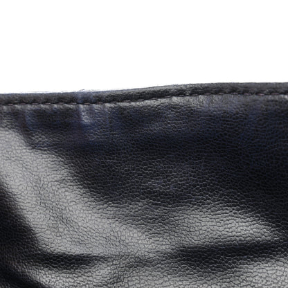 Chanel Caviar Quilted CC Drawstring Backpack Navy 11 of 14