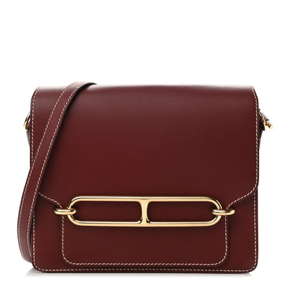 Hermes Veau Sombrero Sac Roulis 23 Rouge H 1 of 11