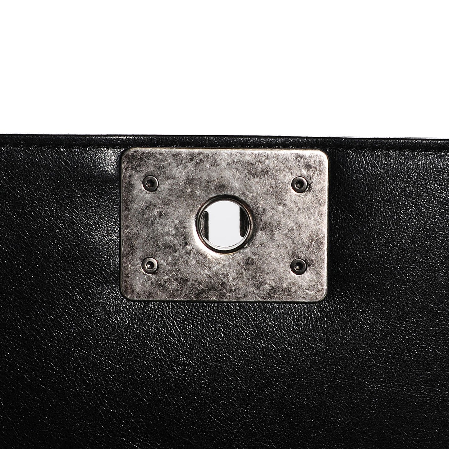 Calfskin Quilted New Medium Boy Flap Black