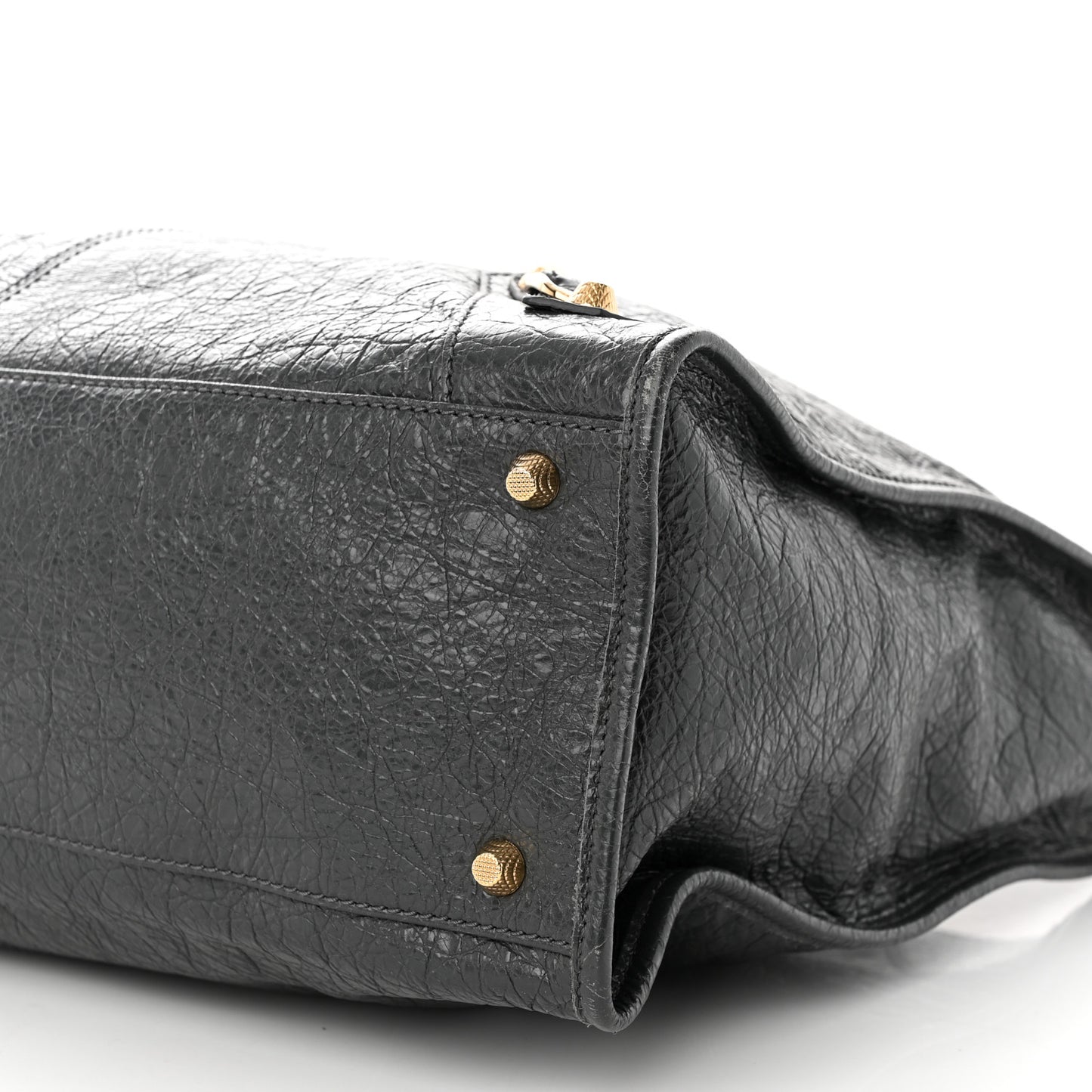 Agneau Giant 12 Gold Hardware Monday Gris Fossile