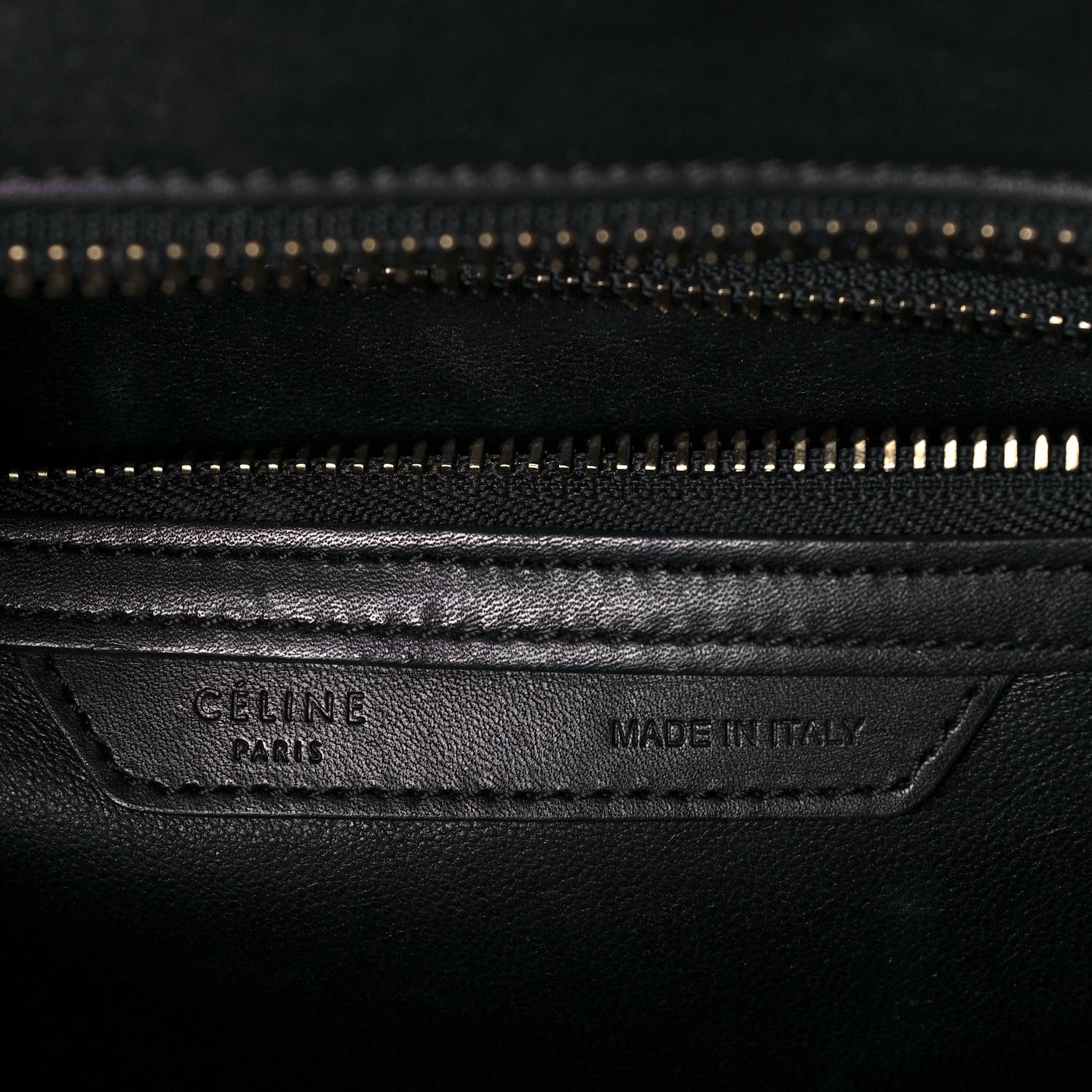 Celine Felt Smooth Calfskin Micro Tri-Color Luggage Brown Black 6 of 15