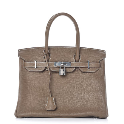 Hermes Togo Birkin 30 Etoupe 1 of 32