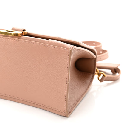 Balenciaga Grained Calfskin Small Hourglass Top Handle Bag Nude Beige 10 of 10