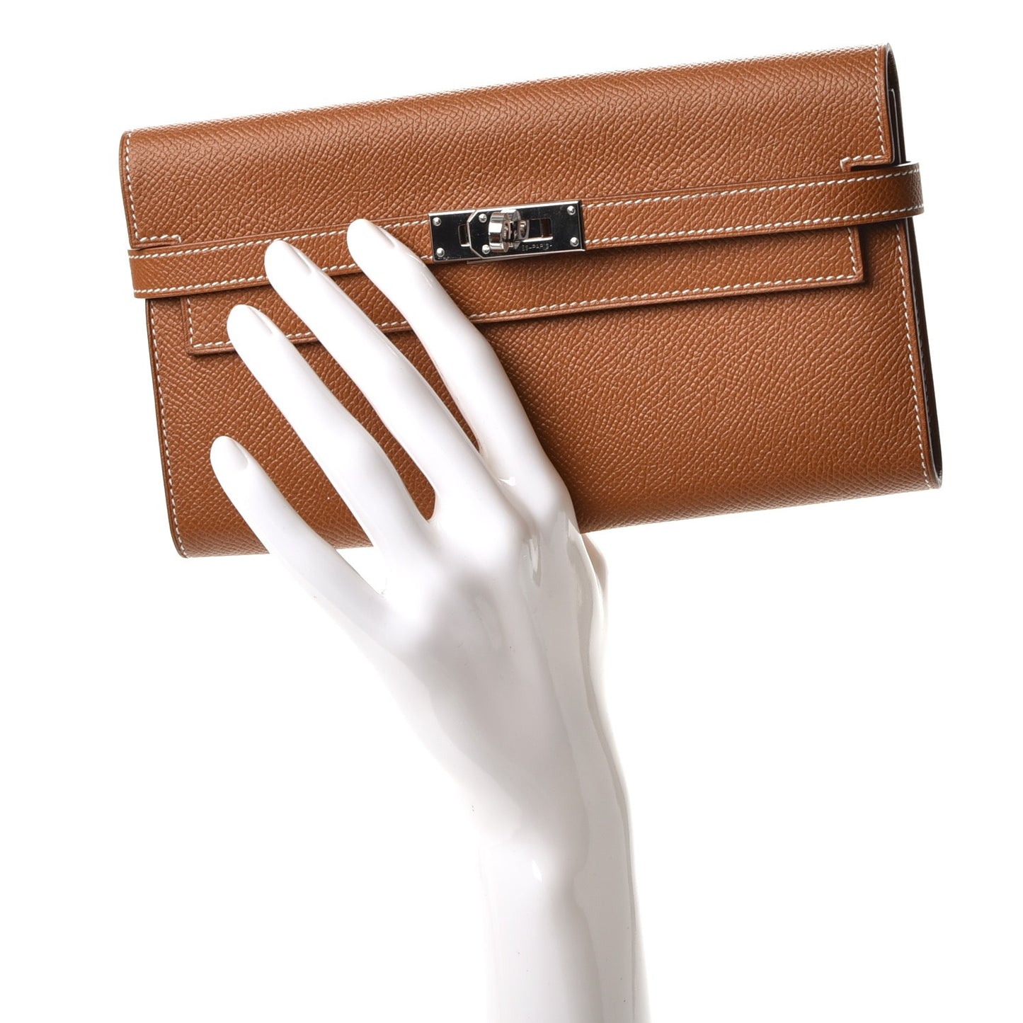 Epsom Kelly Longue Wallet Gold