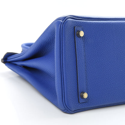 Hermes Togo Birkin 30 Bleu Electrique 10 of 13