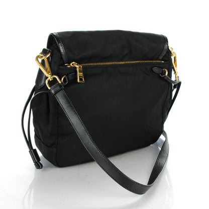 Prada Tessuto Nylon Saffiano Messenger Nero Black 3 of 7