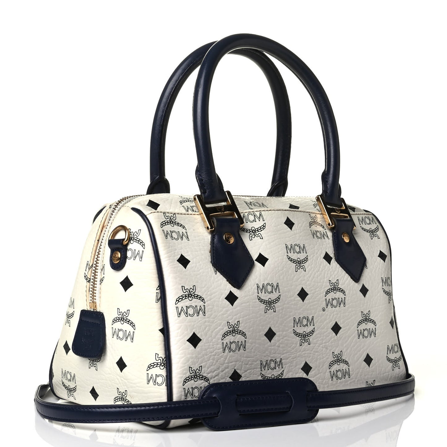 Visetos Boston Satchel White