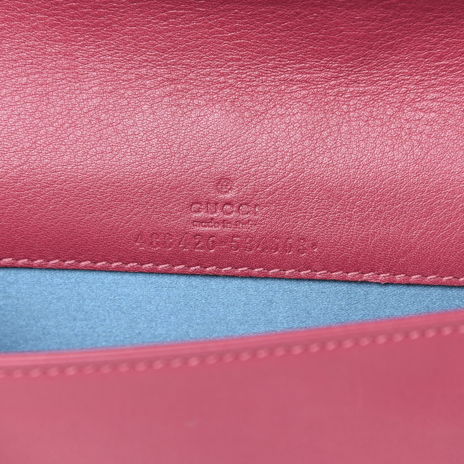 Gucci Velvet Matelasse Love Embroidered GG Marmont Mini Bag Light Raspberry Rose 5 of 9