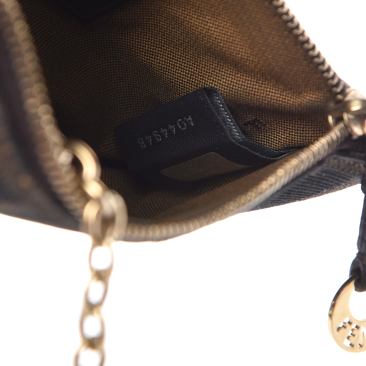 Zucca Coin Pouch Key Case Tobacco