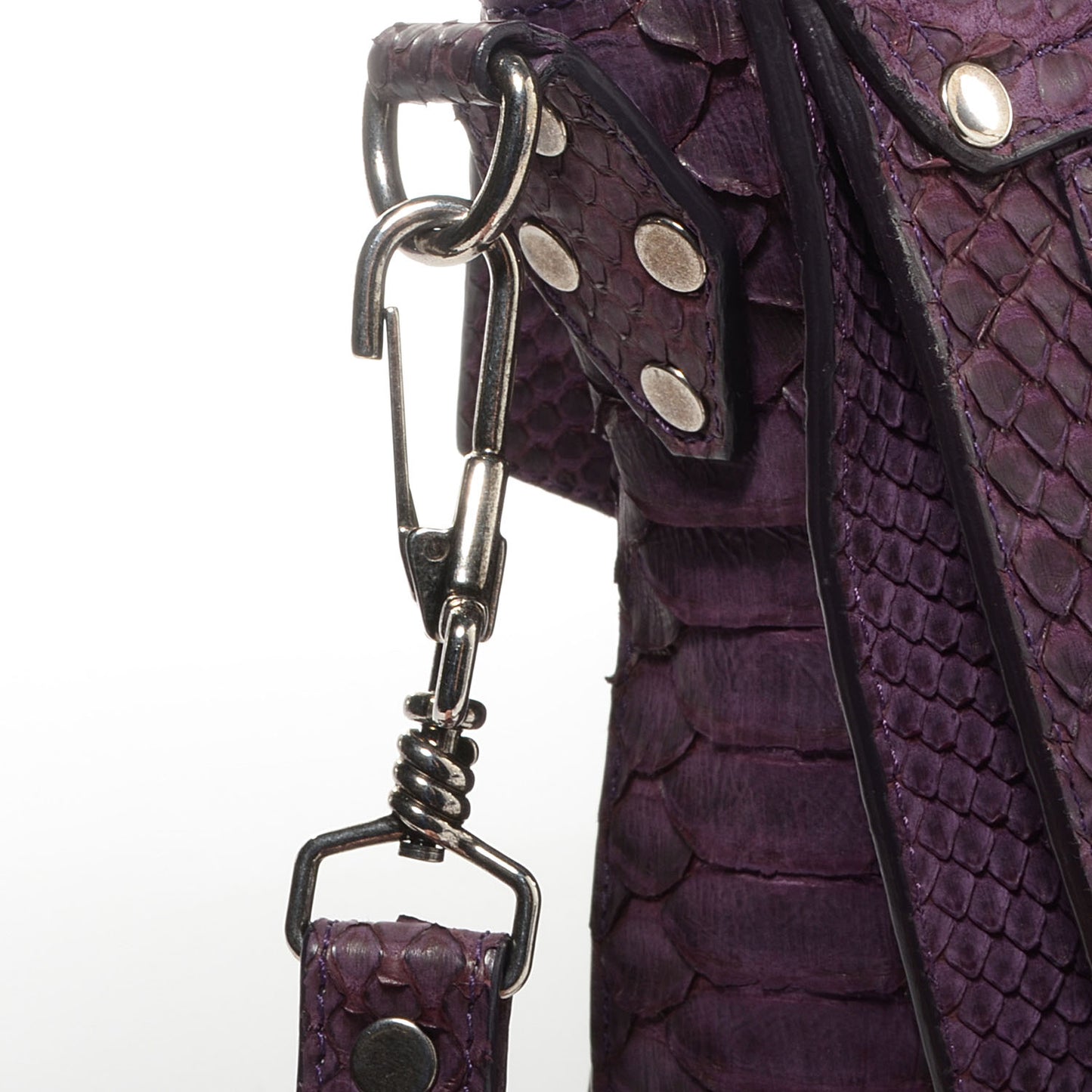 Python Medium PS1 Satchel Purple