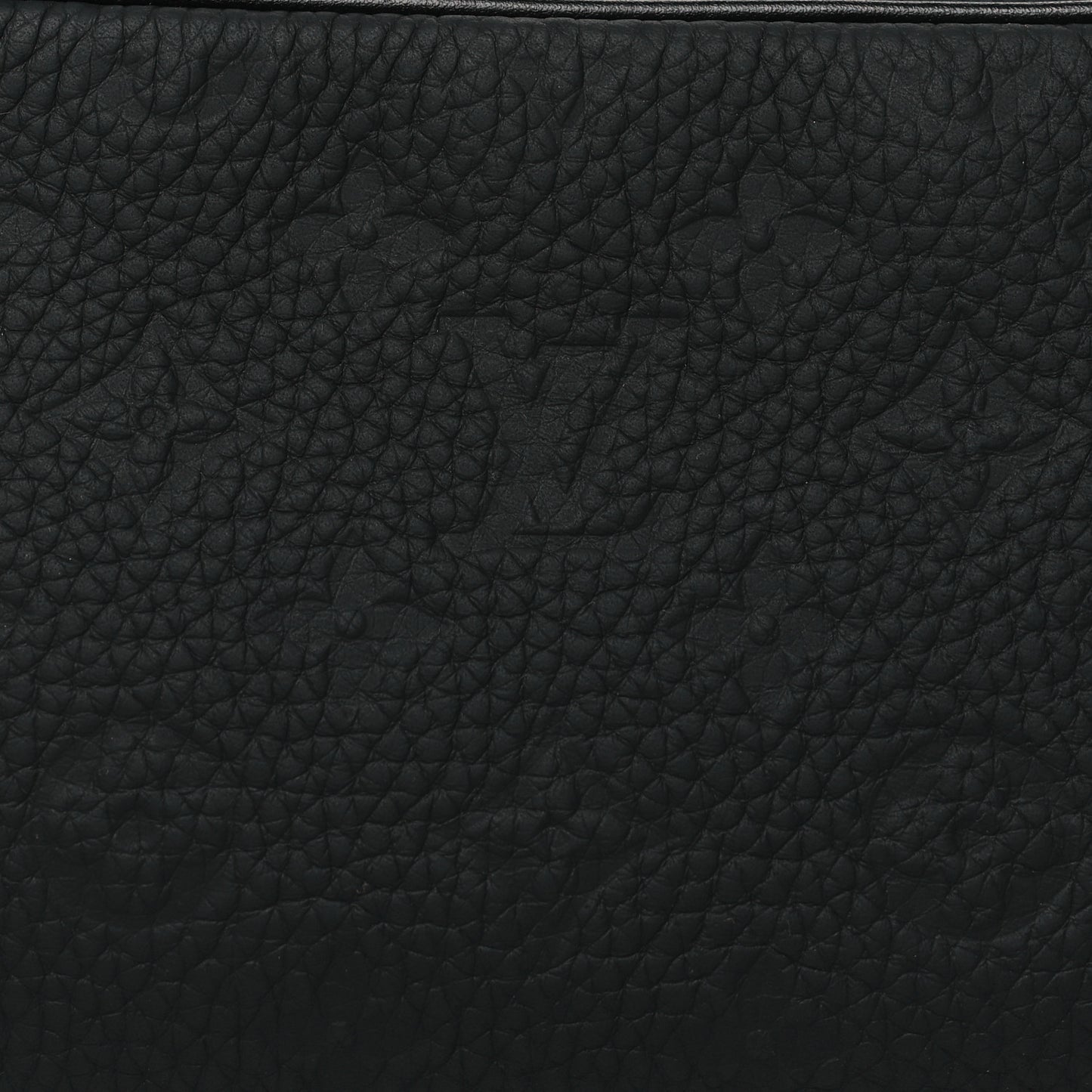 Taurillon Monogram Dopp Kit Toilet Pouch Black