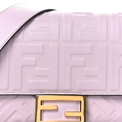 Fendi Nappa FF 1974 Embossed Baguette Anemone 8 of 10