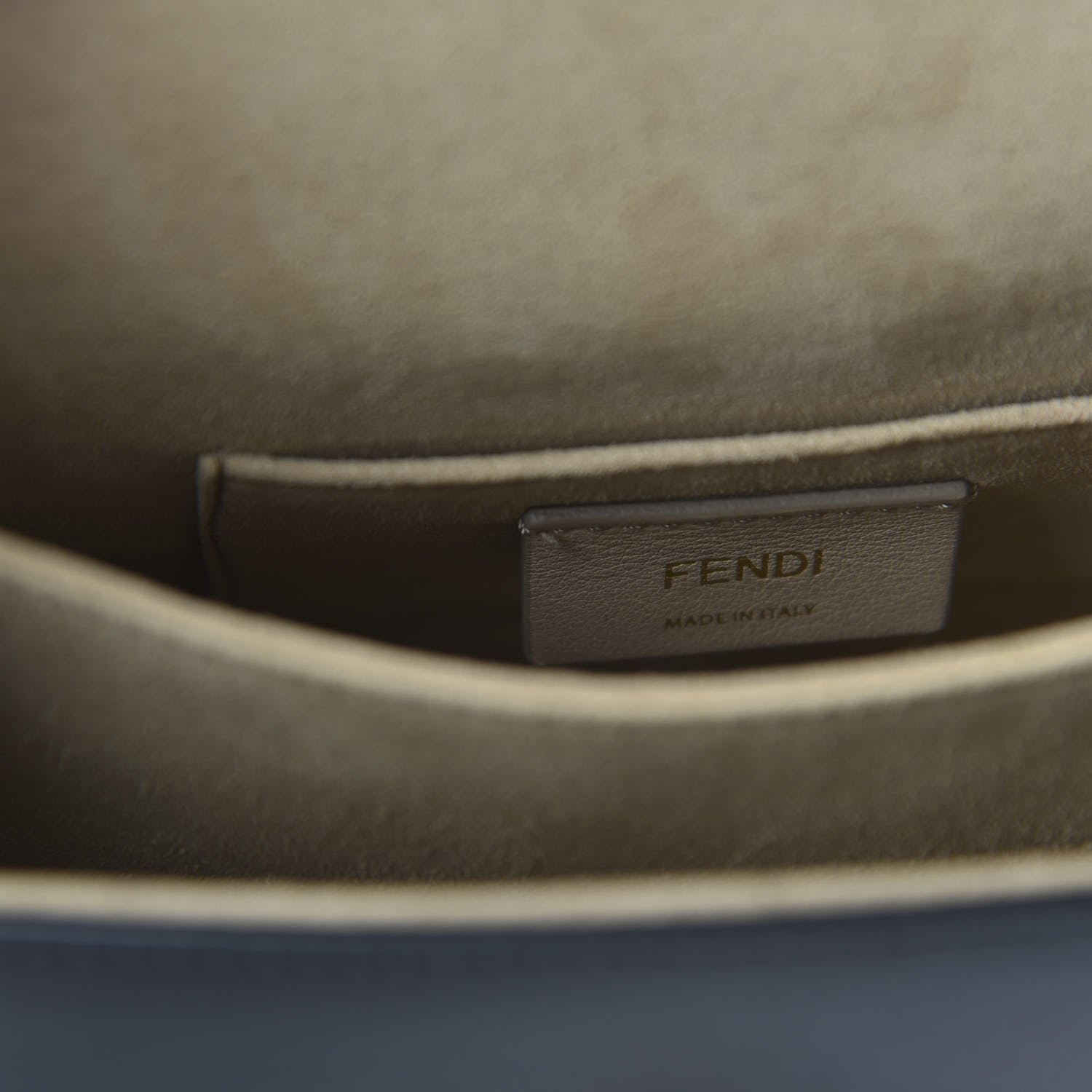 Fendi X FILA Vitello Liberty Mania Bi-Color FF 1974 Embossed Small Kan I Shoulder Bag Black Confetto Multicolor 11 of 11