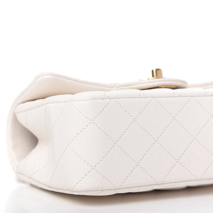 Chanel Caviar Quilted Mini Top Handle Rectangular Flap White 6 of 11