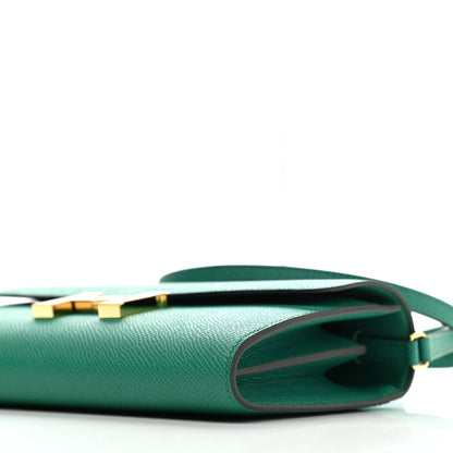 Hermes Epsom Constance Long To Go Wallet Vert Vertigo 9 of 9