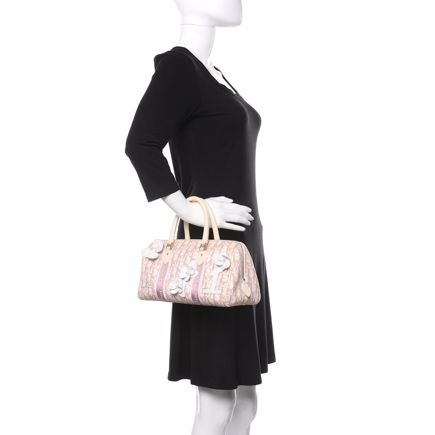 Monogram Girly Boston Pink