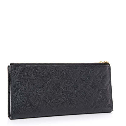 Louis Vuitton Empreinte Adele Wallet Black 2 of 6