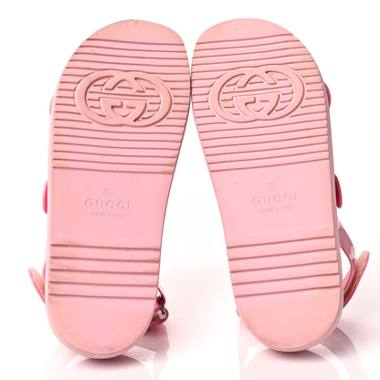 Gucci Rubber Mini Double G Womens Isla Dad Sandals 41 Wild Rose 6 of 9