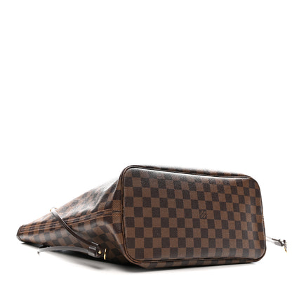 Louis Vuitton Damier Ebene Neo Neverfull MM Rose Ballerine 5 of 17