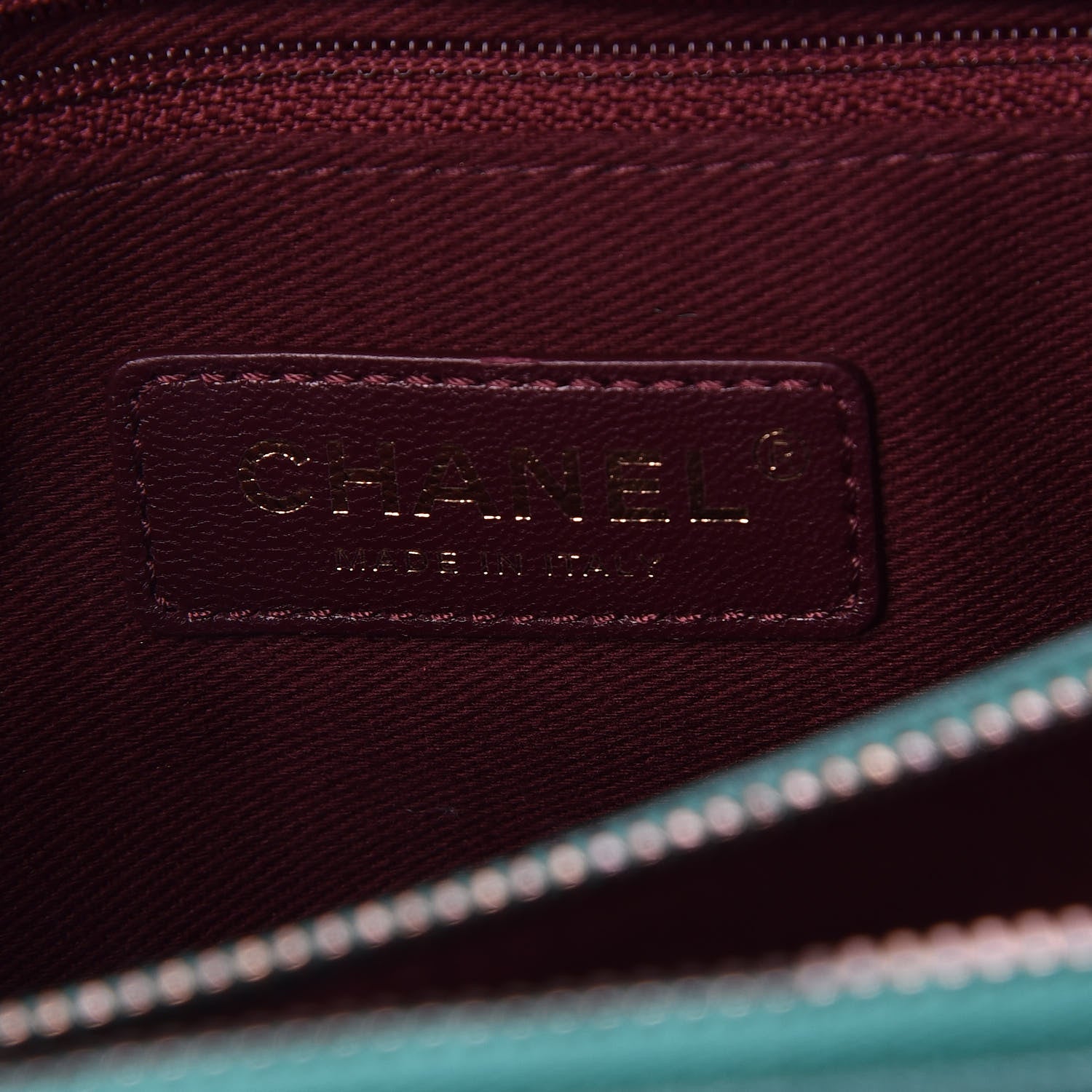 Chanel Shiny Sheepskin Quilted Small Trapezio Flap Green 6 of 9