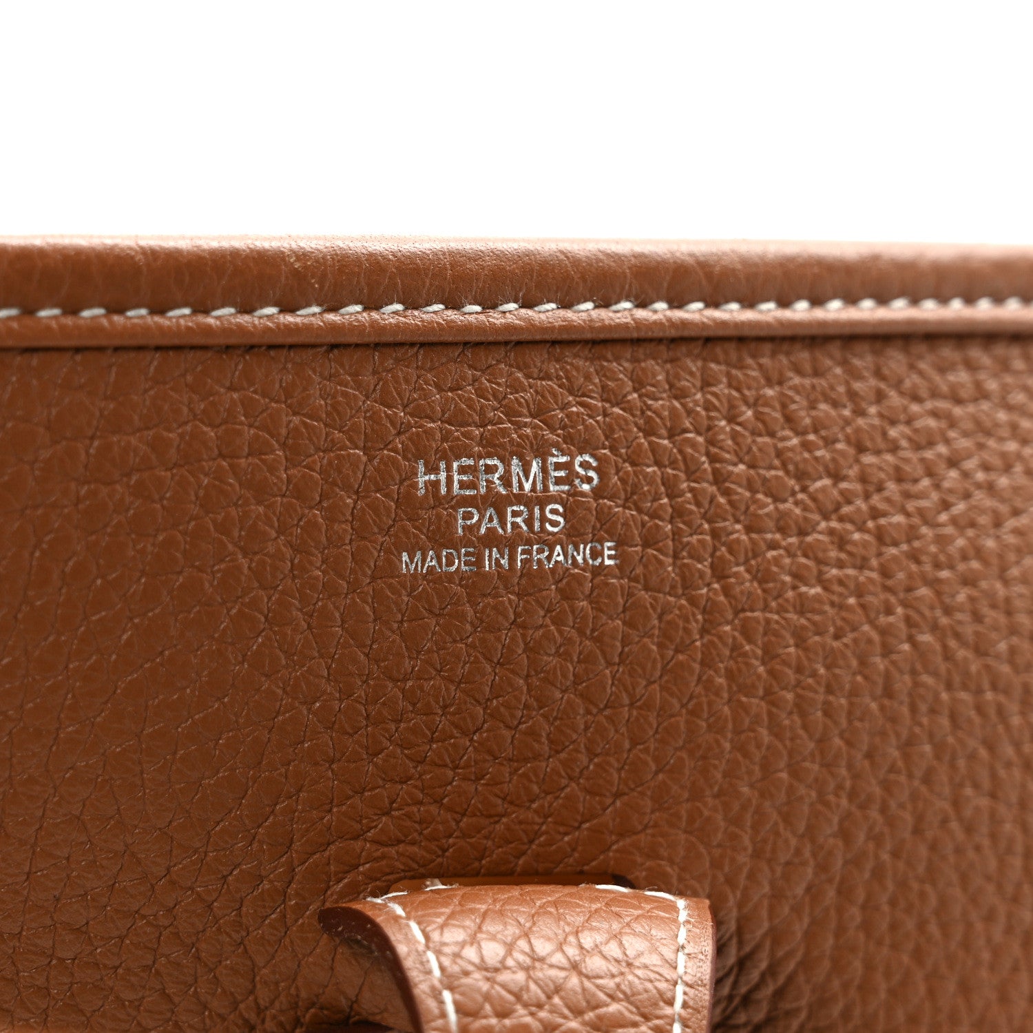 Hermes Taurillon Clemence Evelyne III PM Gold 6 of 10
