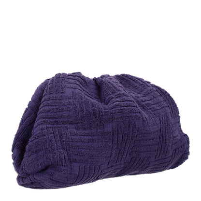 Bottega Veneta Sponge Fabric The Pouch Clutch Purple 3 of 10