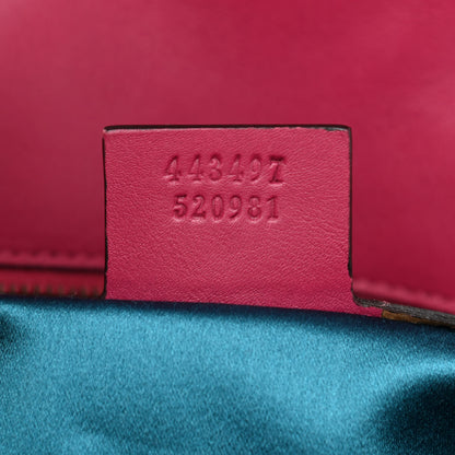 Gucci Velvet Matelasse Small GG Marmont Shoulder Bag Light Raspberry Rose 7 of 10