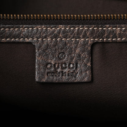 Gucci Guccissima Large New Pelham Shoulder Bag Dark Brown 7 of 15