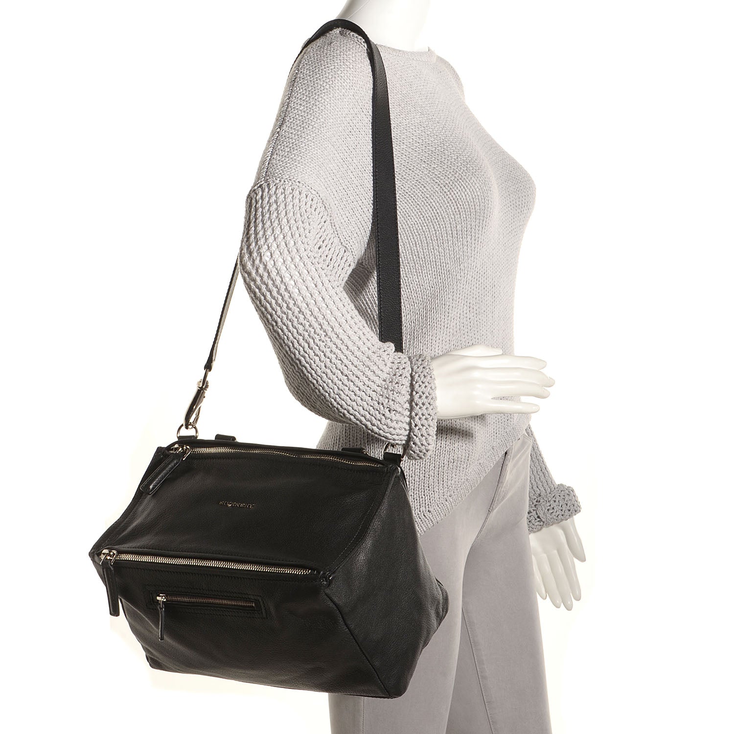 Givenchy Sugar Goatskin Medium Pandora Black 2 of 10