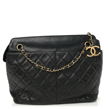 Chanel Lambskin Quilted Shoulder Bag Black 1 of 10