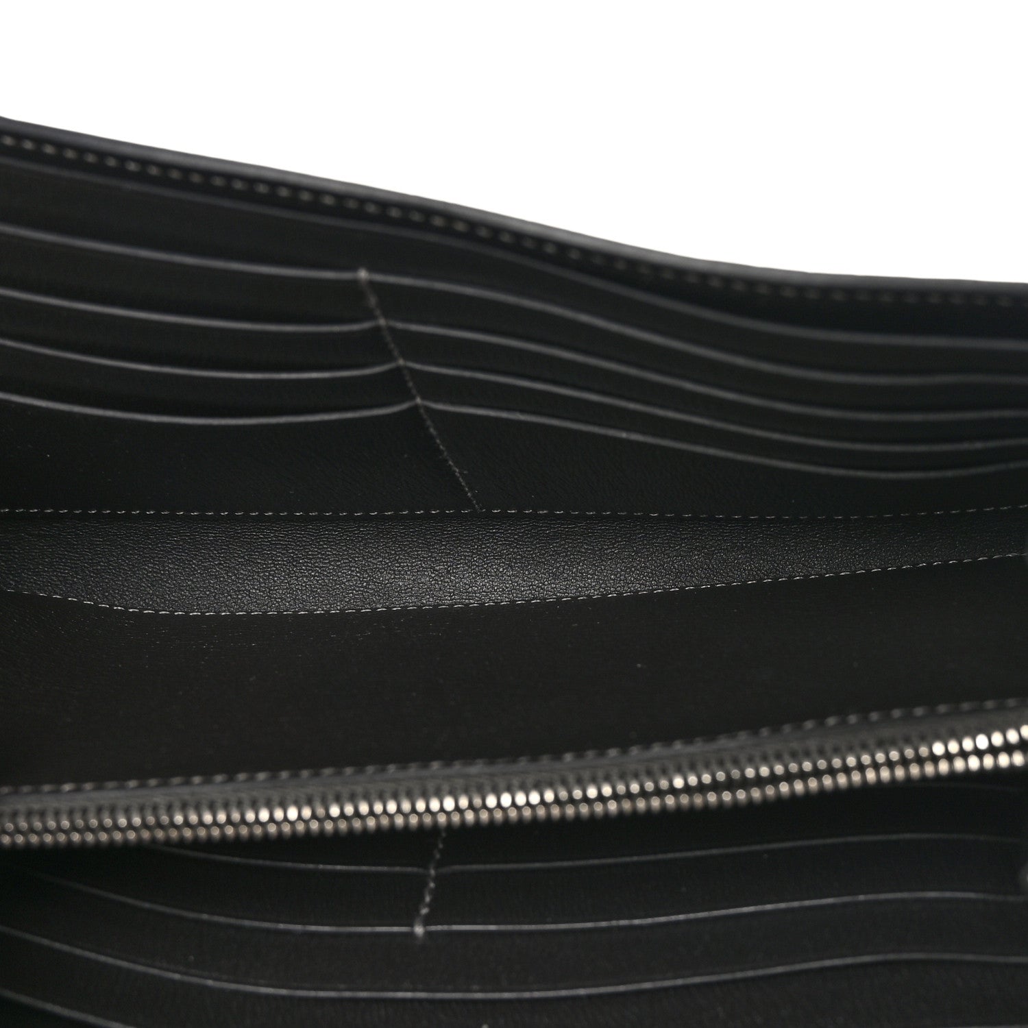 Hermes Shiny Alligator Constance Long Wallet Graphite 6 of 11