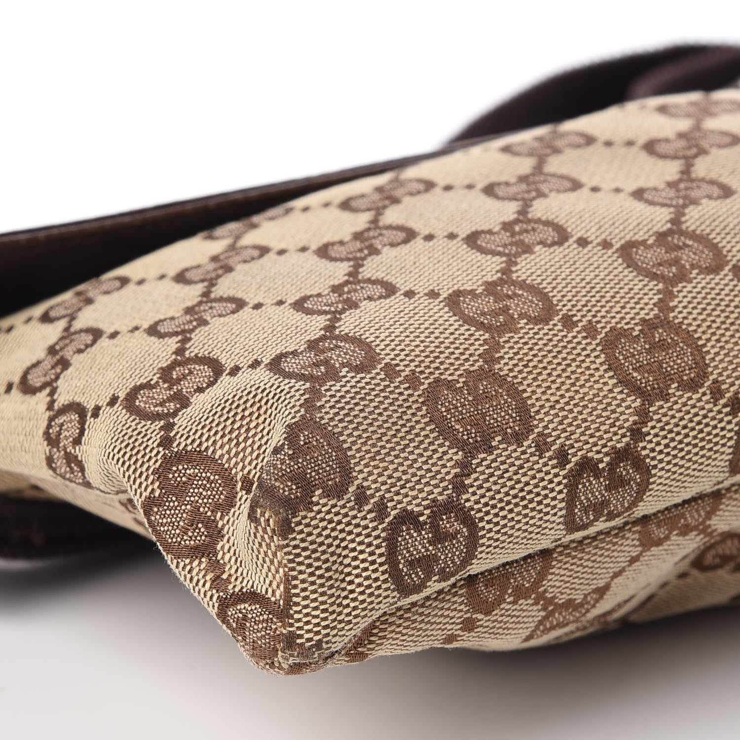 Gucci Monogram Web Belt Bag Dark Brown 9 of 12