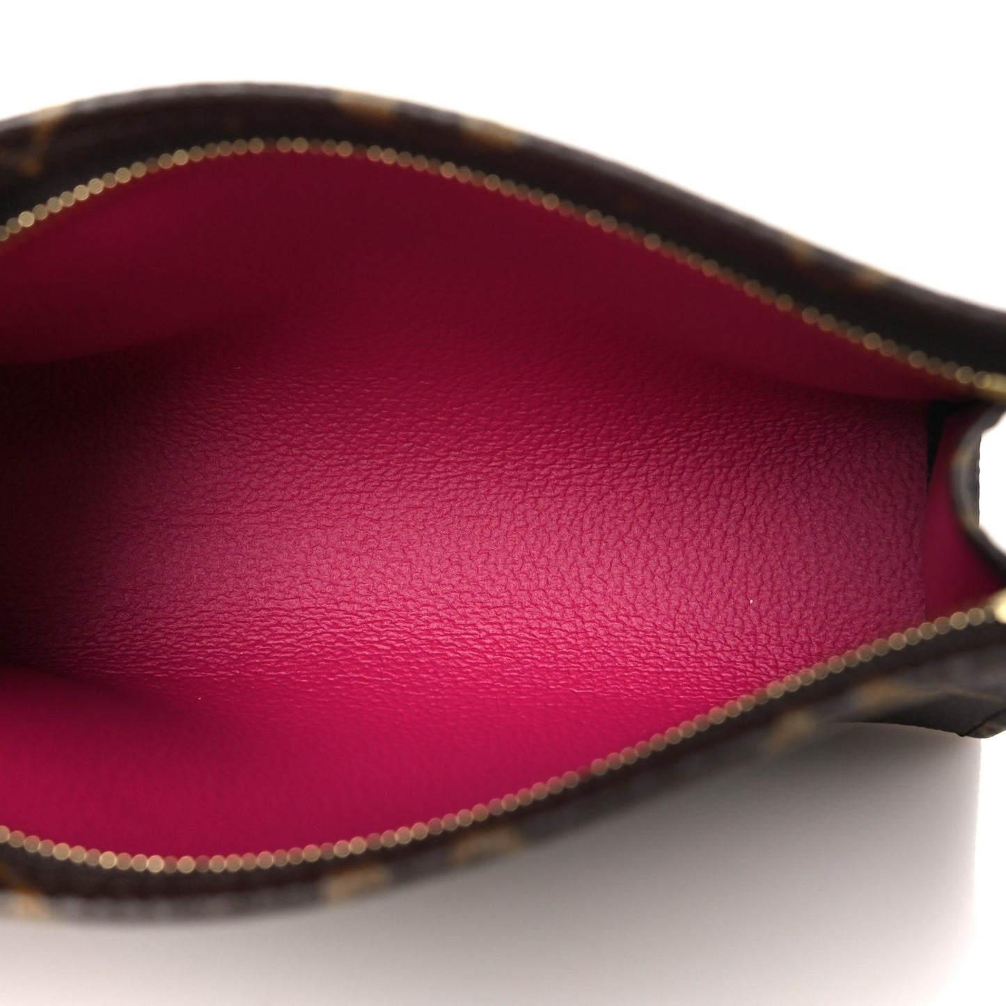 Monogram Trio Small Toiletry Pouch 15 Fuchsia