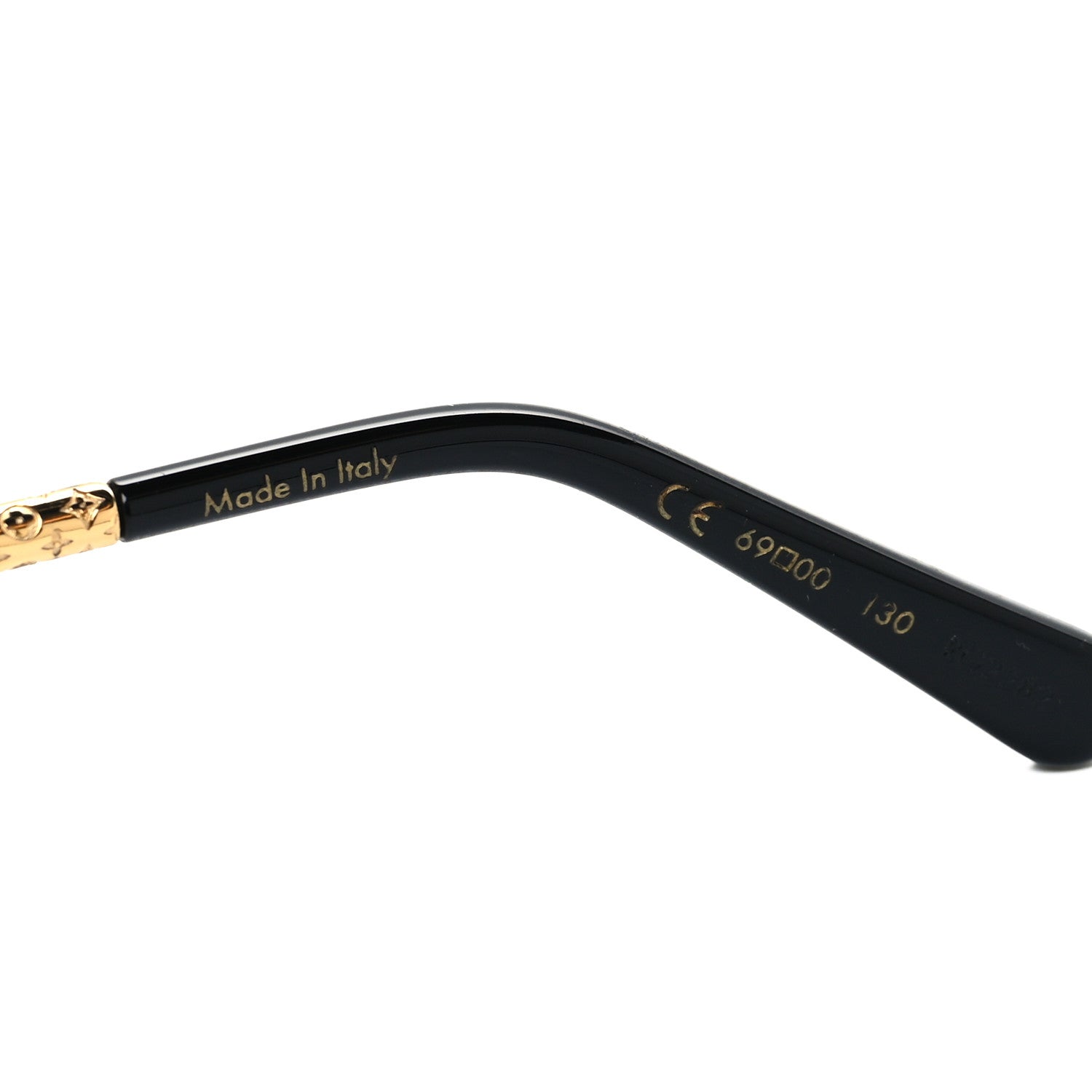 Louis Vuitton Metal LV Drive Sunglasses Z0897W Black Gold 6 of 7