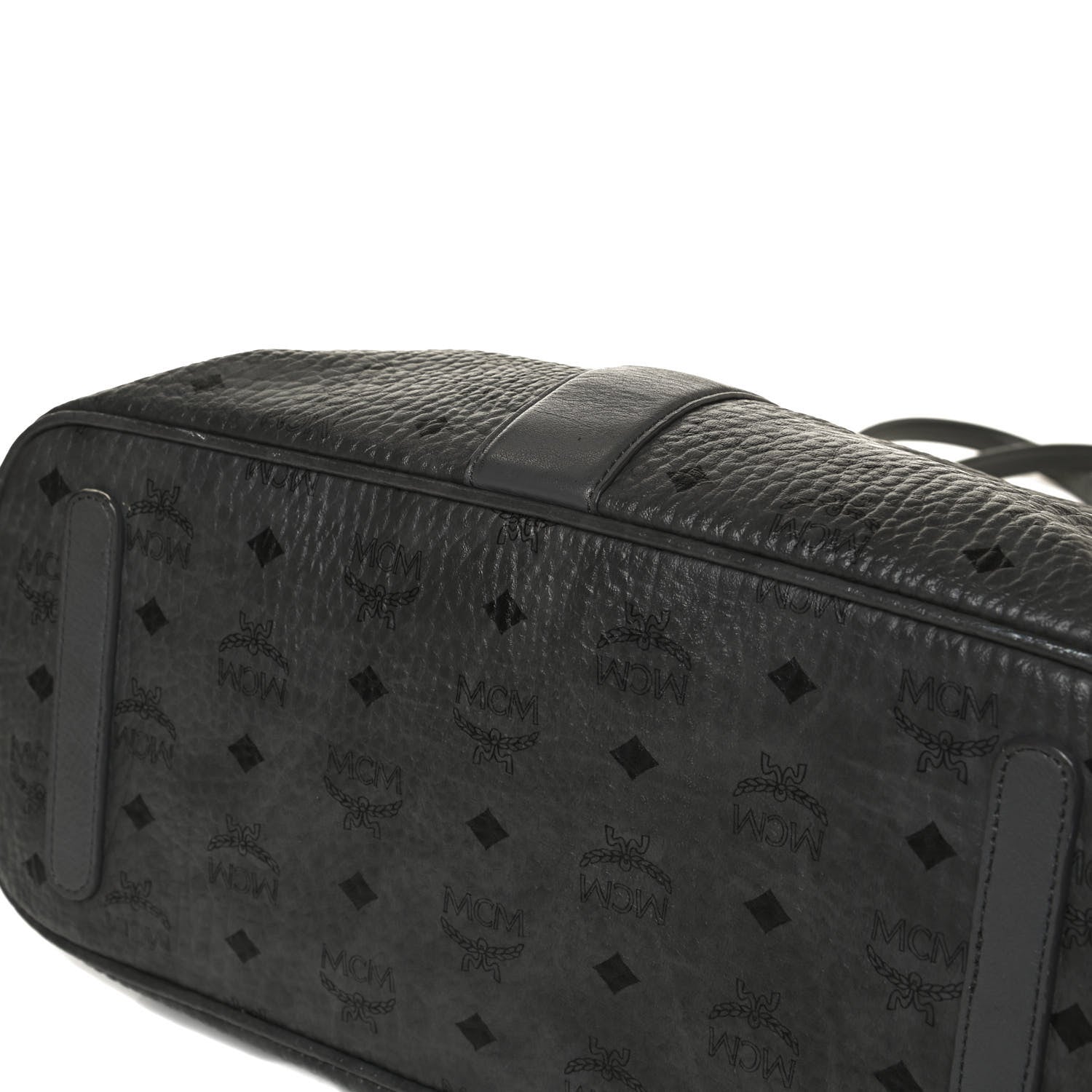 MCM Visetos Medium Liz Reversible Shopper Tote Phantom Grey 11 of 22