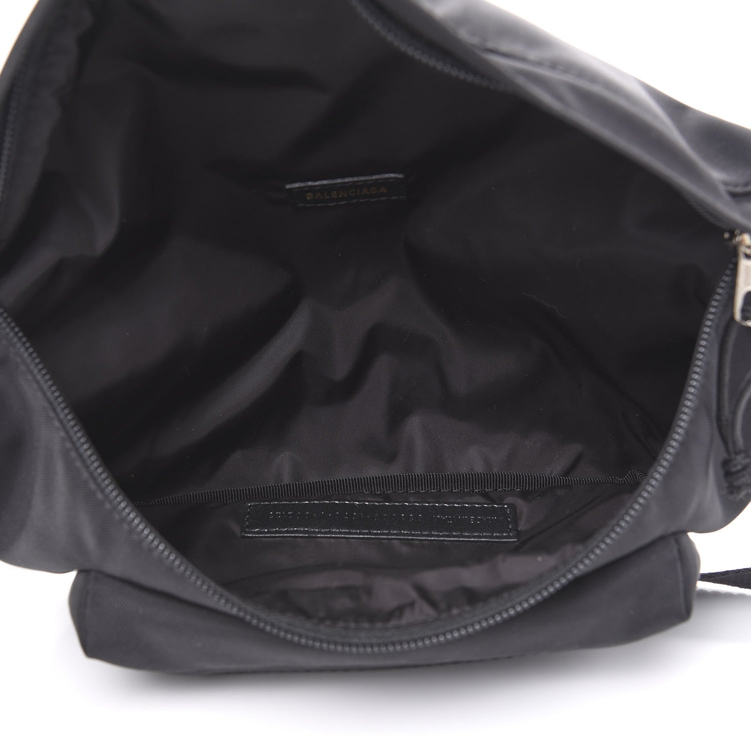 Balenciaga Sport Nylon Logo Embroidered Wheel Beltpack Black 4 of 9