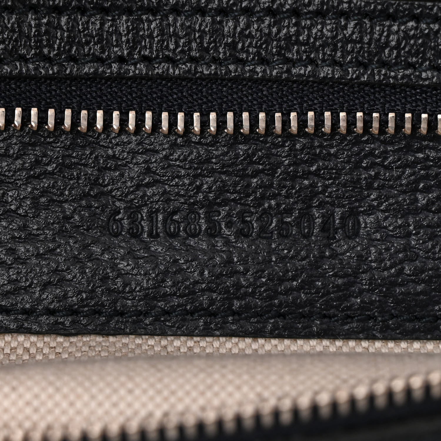 Gucci GG Supreme Monogram Textured Calfskin Web Medium Ophidia Shopping Tote Beige Blue 7 of 10