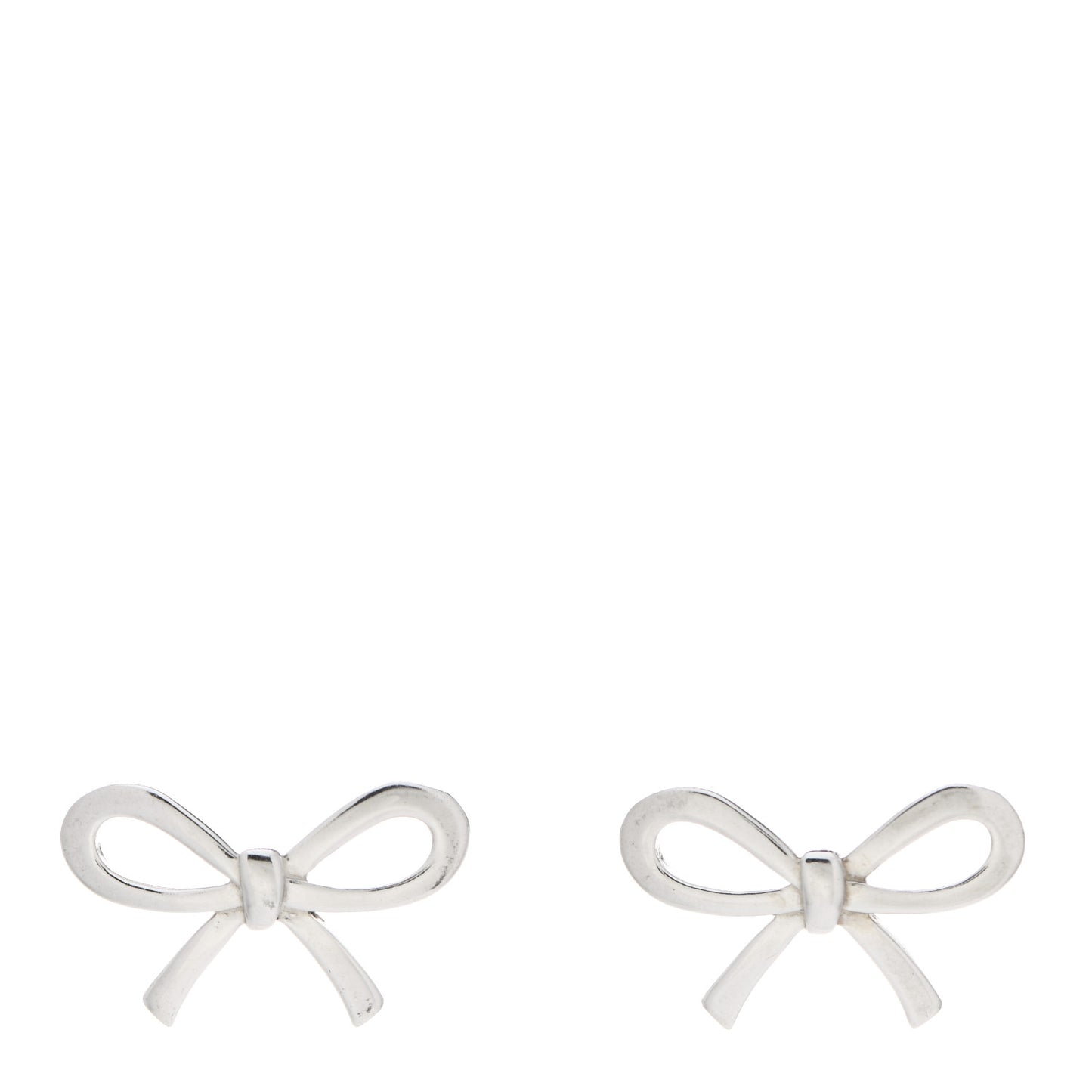 Sterling Silver Bow Earrings