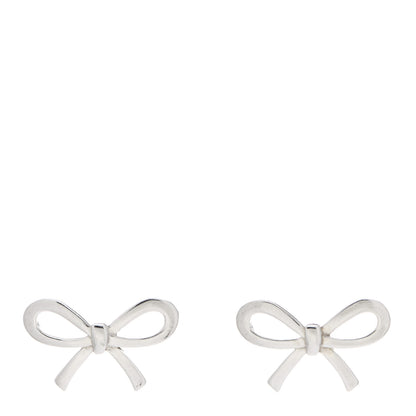 Tiffany Sterling Silver Bow Earrings 1 of 5