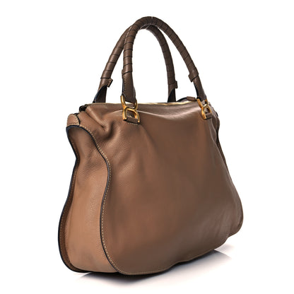 Chloe Calfskin Large Marcie Satchel Nut 2 of 9