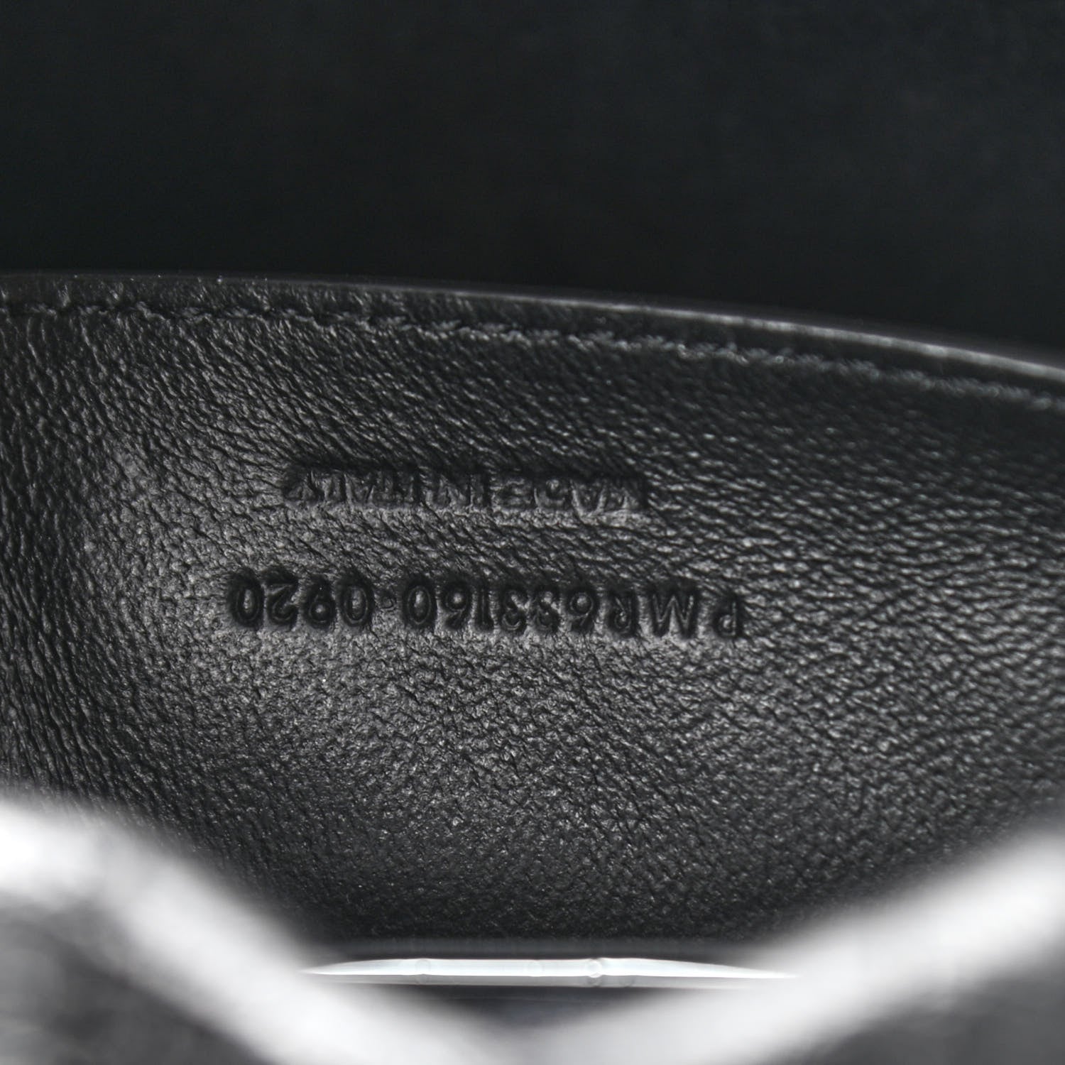 Saint Laurent Crinkled Calfskin Matelasse Monogram Baby Niki Chain Satchel Black 8 of 13