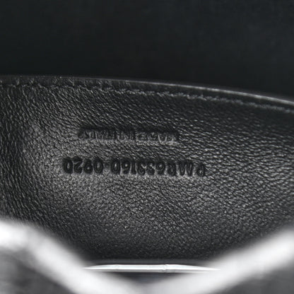 Saint Laurent Crinkled Calfskin Matelasse Monogram Baby Niki Chain Satchel Black 8 of 13