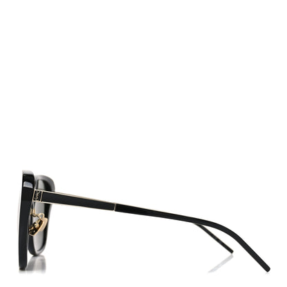 Saint Laurent Acetate Sunglasses SL M78/F Black 3 of 8