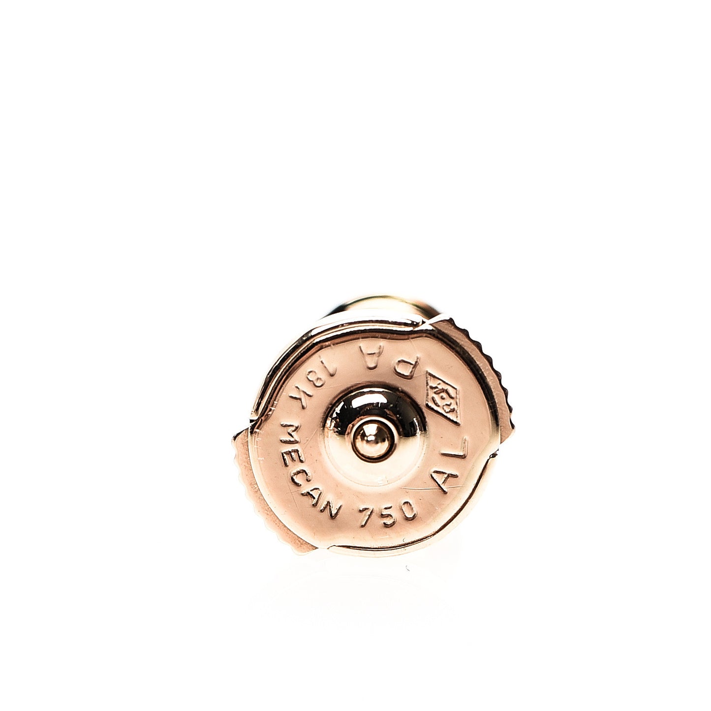 18K Pink Gold Diamond MM D'Amour Earrings